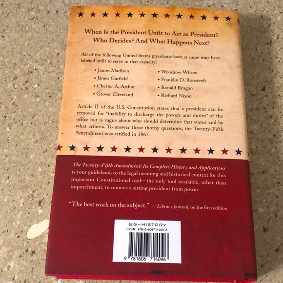 “The 25th Amendment” 3rd Edition by John D. Feerick - Picture 6 of 14